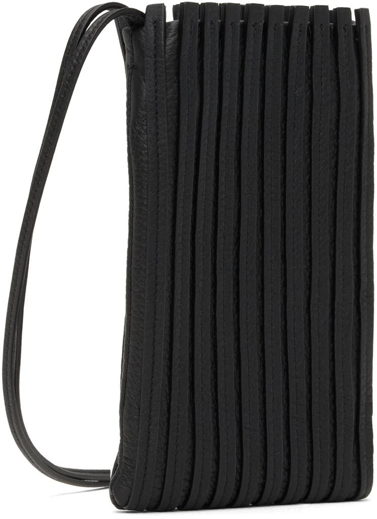 The Row Black Bourse Phone Pouch 3