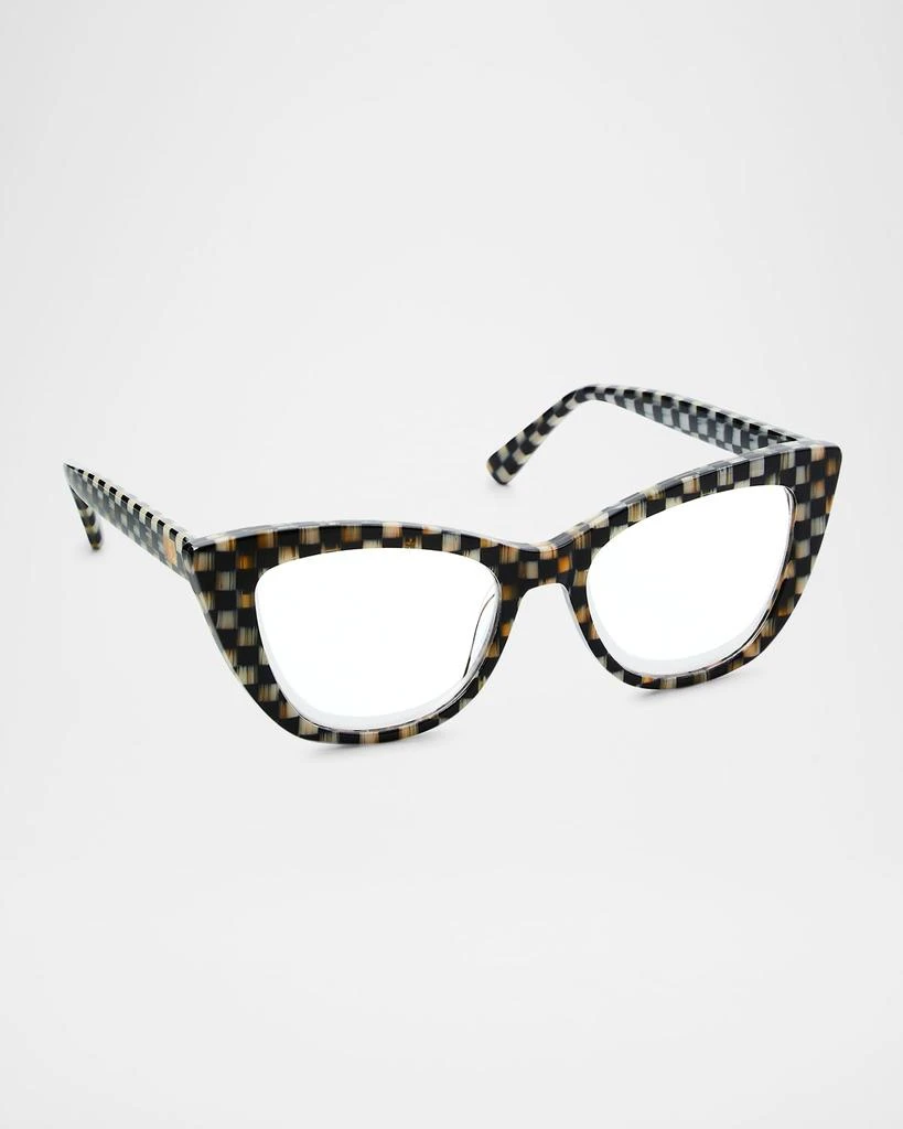 MacKenzie-Childs Courtly Check x1.5 Cat Eye Readers 1