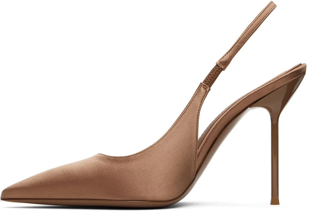 Paris Texas Tan Lidia Slingback Heels 3