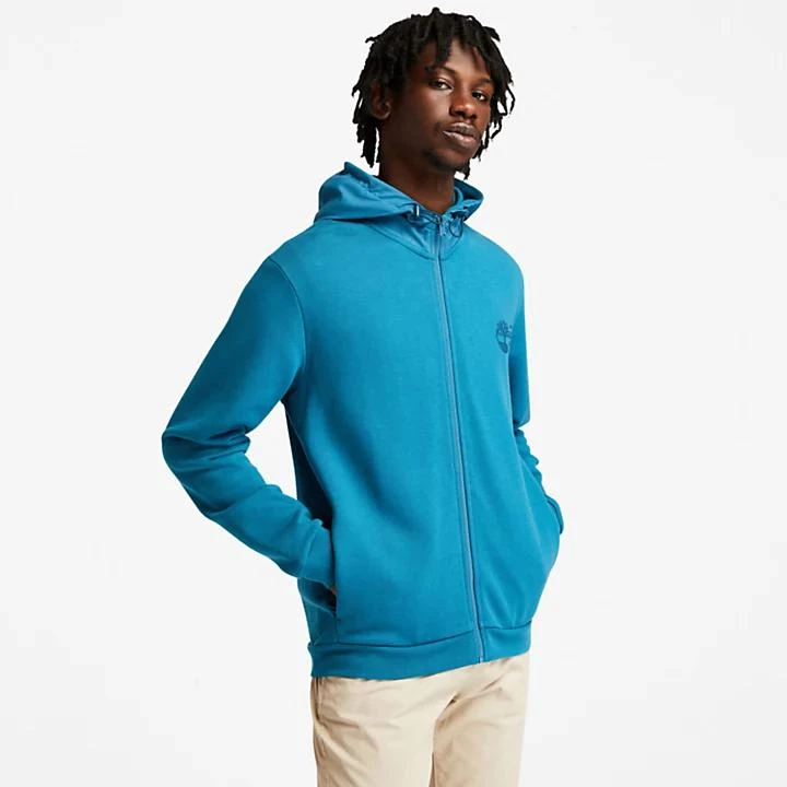Timberland Re-Comfort EK+ Zip Hoodie for Men in Teal 1