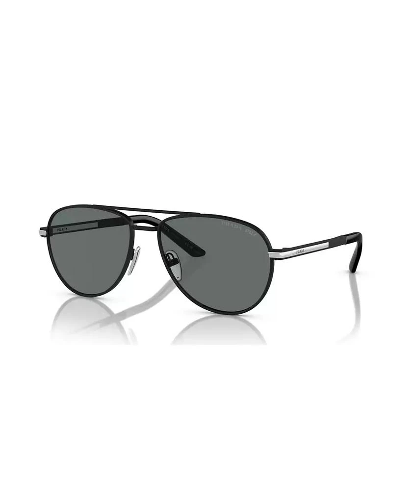 PRADA Iconic Plaque Pilot Men's Sunglasses, PR A54S 1