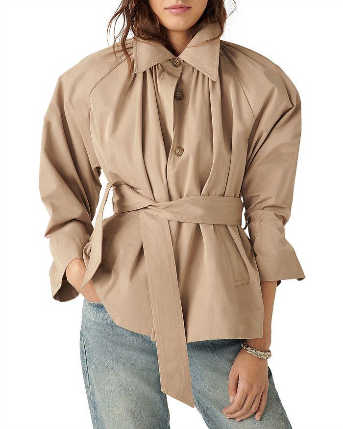 ba&sh Isma Cropped Trench Coat