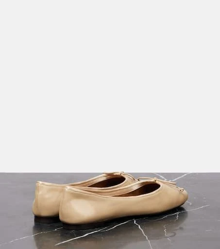 Khaite Charlotte leather ballet flats 2