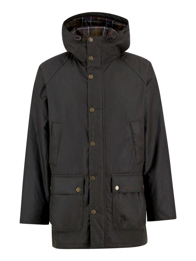 Barbour Traditional Waxed Parka With Adjustable Hood