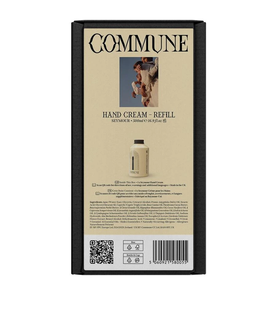 Commune Seymour Hand Cream (500ml) - Refill 6