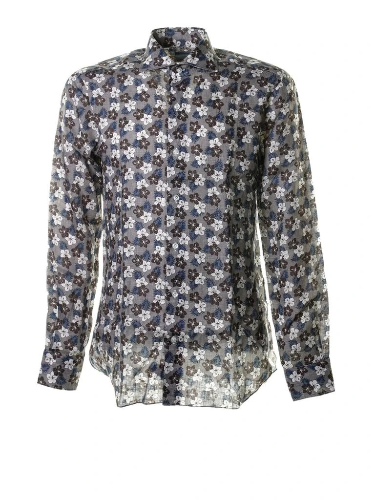 Barba Barba Printed Long-Sleeved Shirt 1