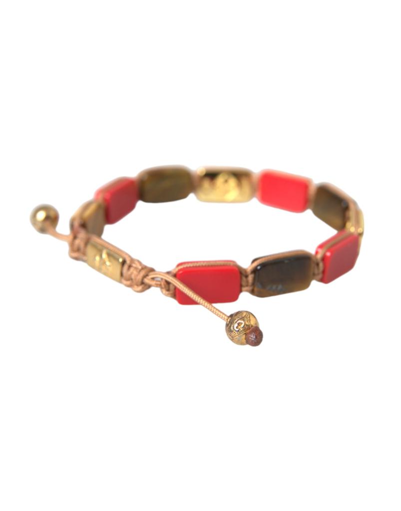 Nialaya CZ Tiger Eye   925  Men Men's Bracelet