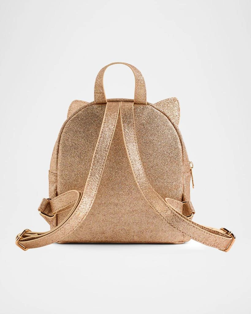 MOLO Girl
s Kitty Glittery Faux Leather Backpack 2