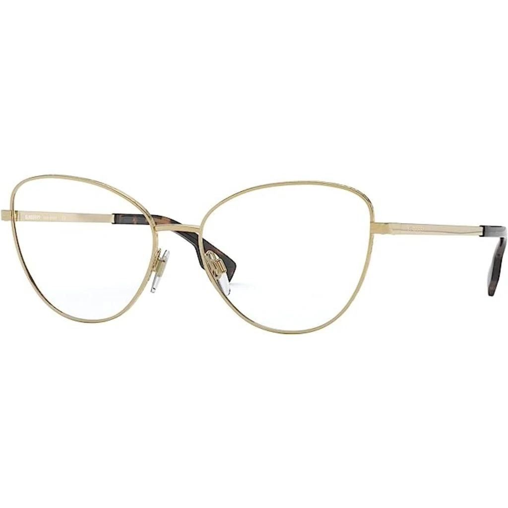 BURBERRY Burberry Women's Eyeglasses - Gold Cat Eye Frame Demo Lens | BURBERRY 0BE1341 1017 1