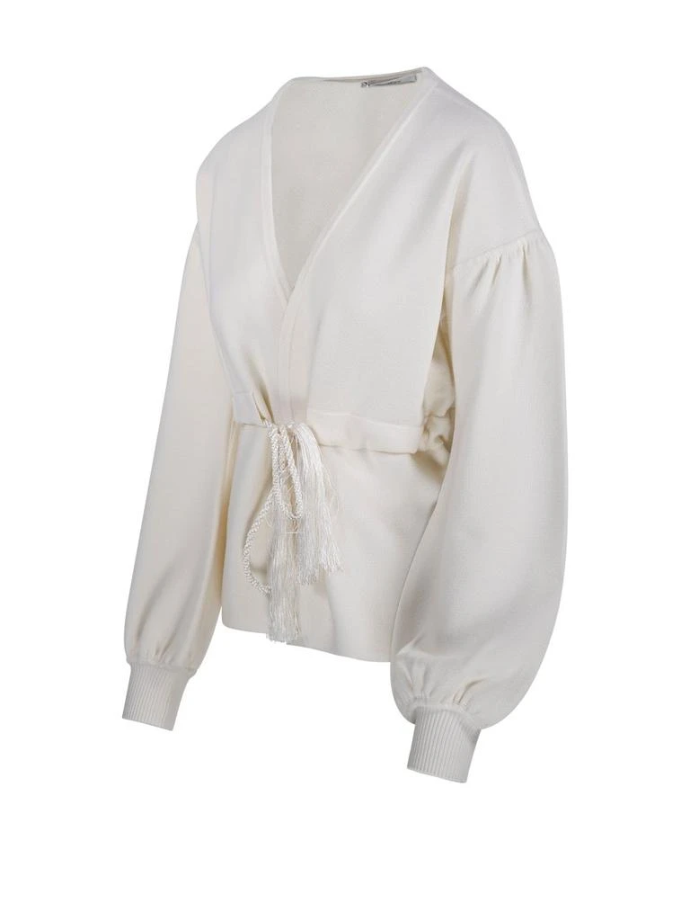 Max Mara Max Mara Tiberio V-Neck Tassel Detailed Cardigan 3