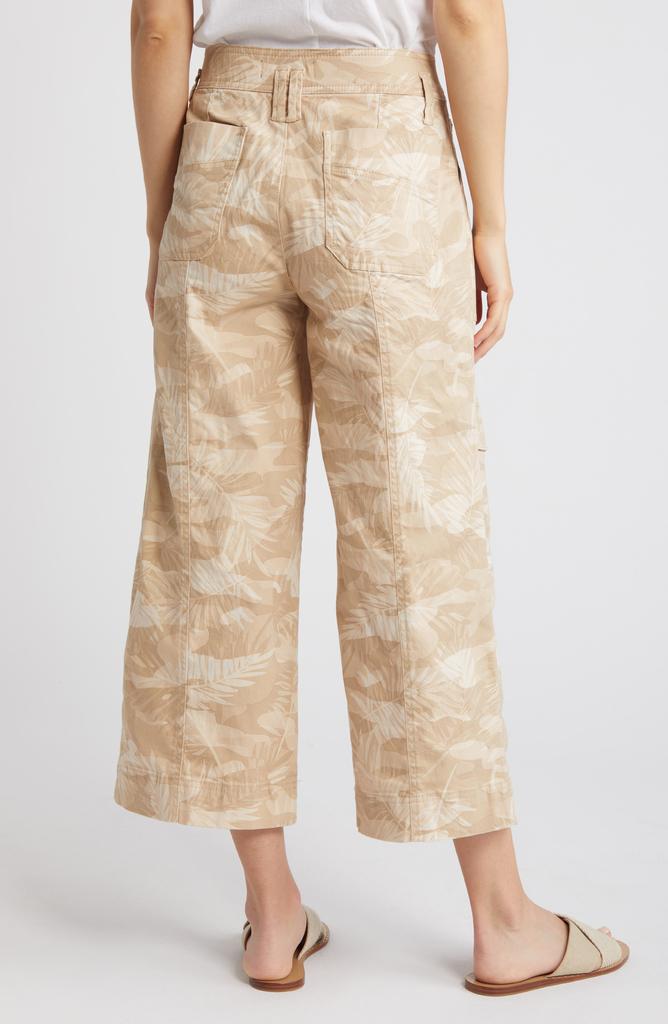 Wit & Wisdom 'Ab'Solution Skyrise Camo Crop Wide Leg Pants