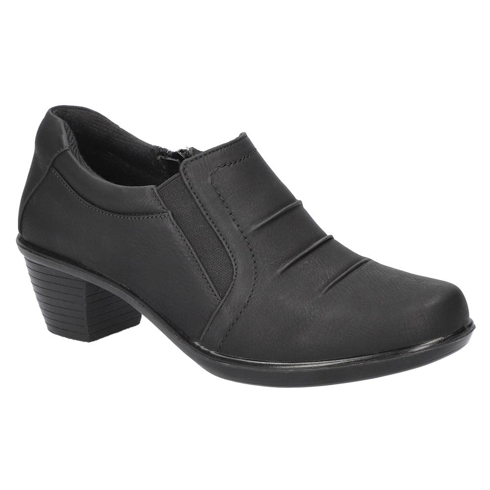 Easy Street Chipper Zippered Shootie Round Toe Pumps