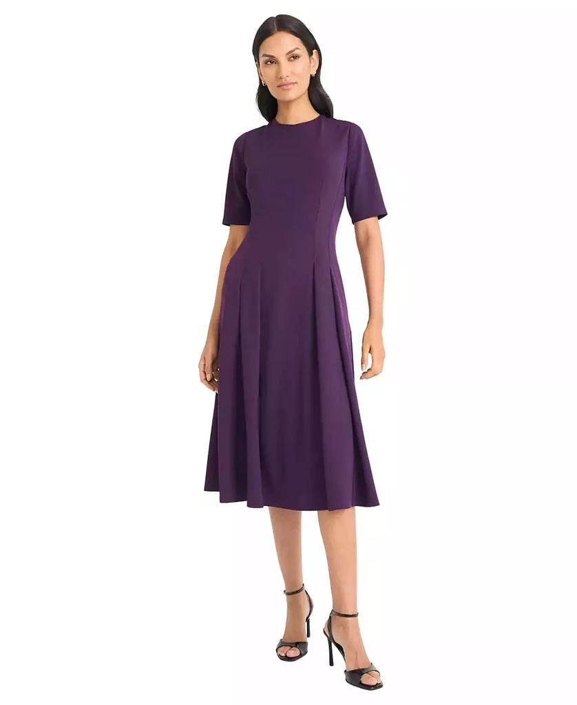 Maggy London Women's Short-Sleeve Midi Dress 3