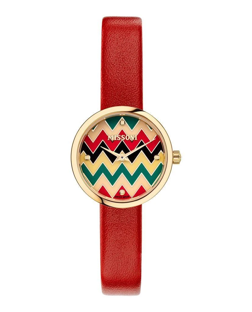Missoni Missoni M1 Leather Watch 4