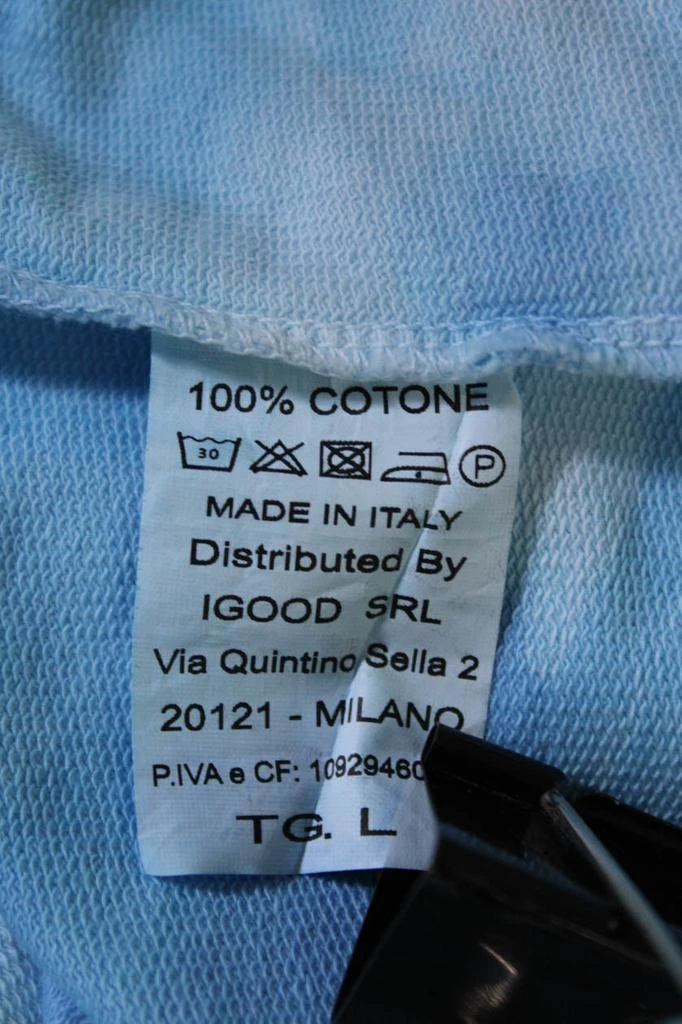 IRENEISGOOD Ireneisgood Womens Crop Hoodie - Blue 4