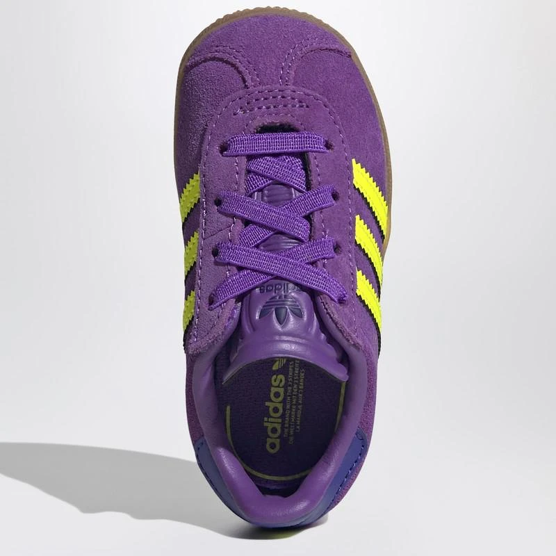 Adidas Gazelle Active Purple/Solar Yellow Sneaker with elasticated laces 3