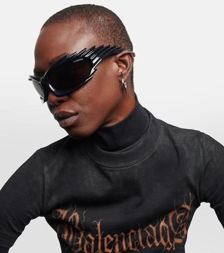 Balenciaga Spike rectangular sunglasses 6