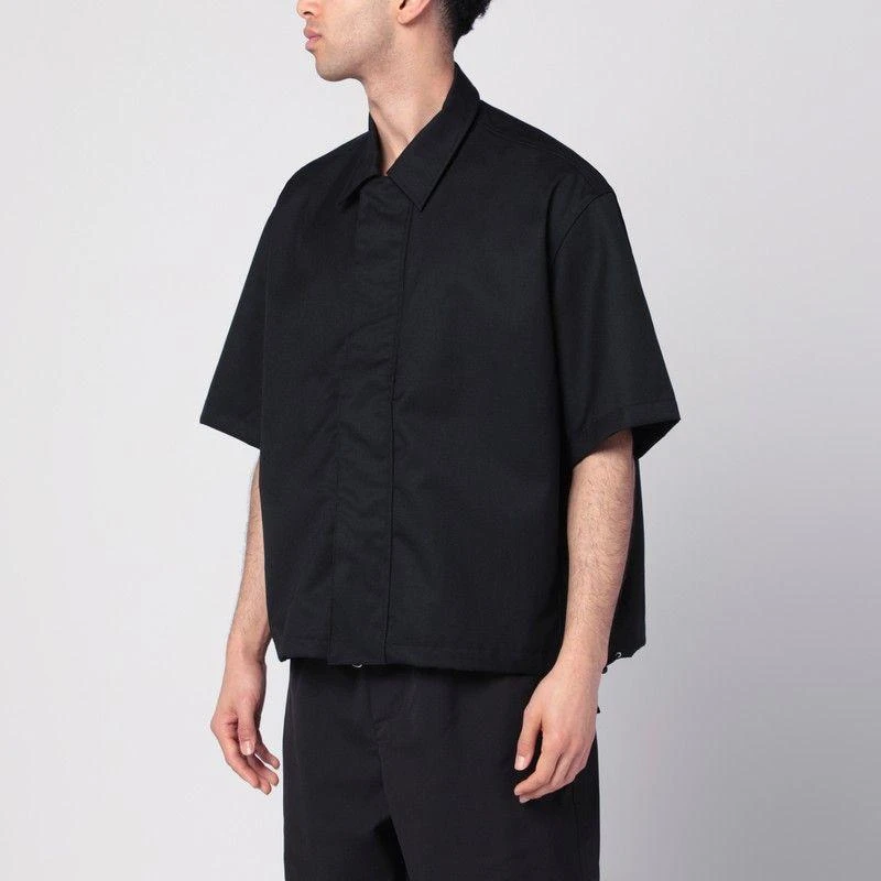 OAMC PEACEMAKER BLACK WOOL-BLEND SHIRT 1