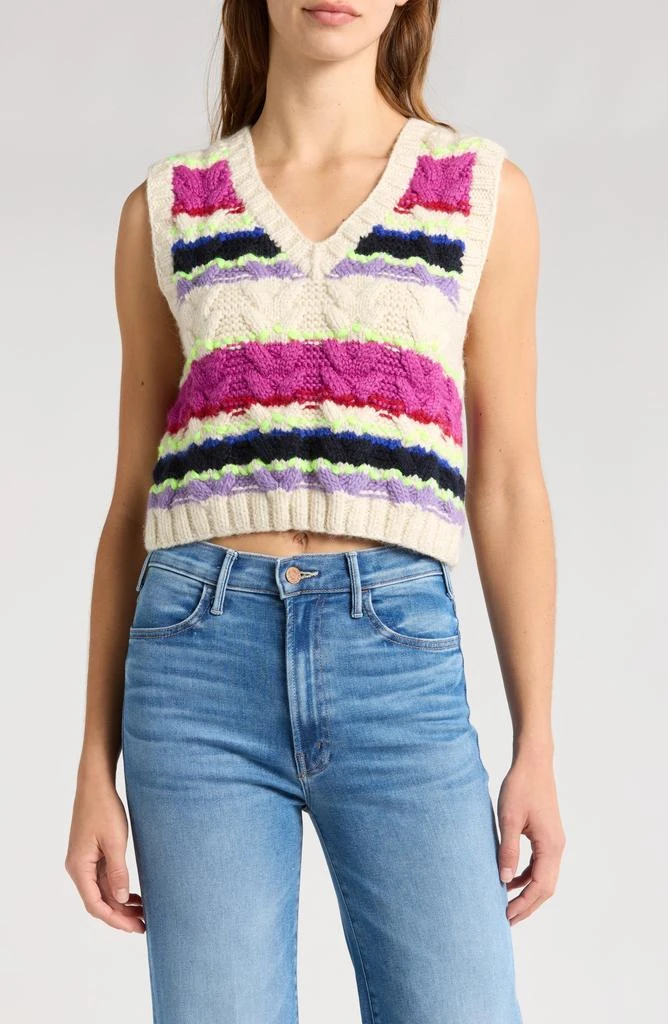 MOTHER The Top This Sweater Vest 1