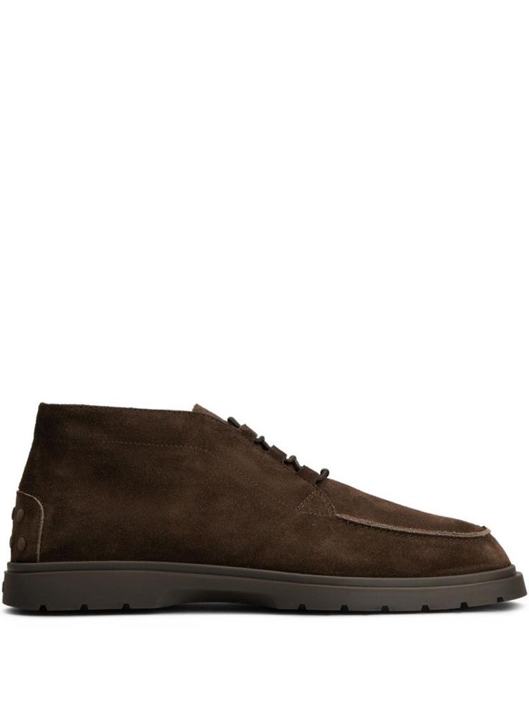 Tod's Polacchino Laced Shoes With Logo