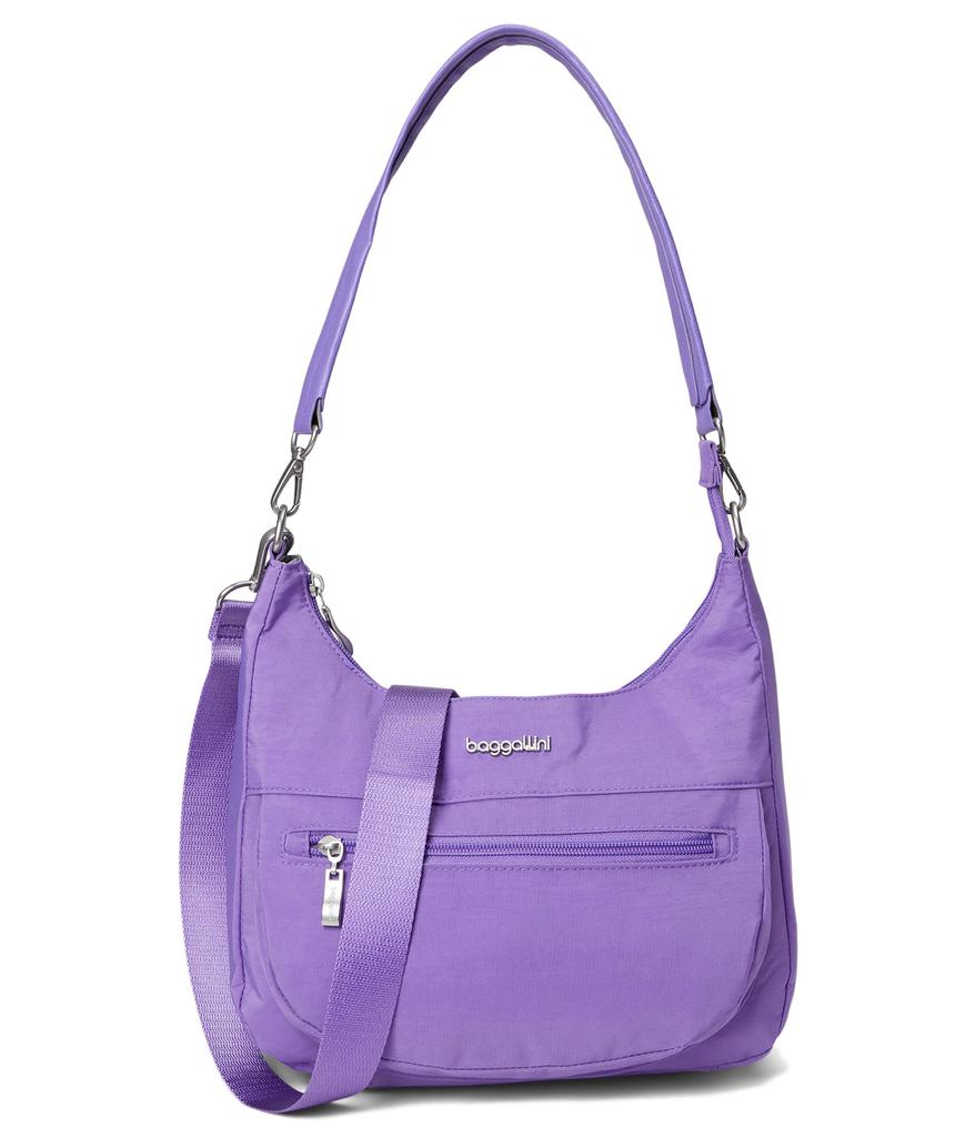 Baggallini womens Modern Pocket Crossbody, Blush Shimmer, One Size US