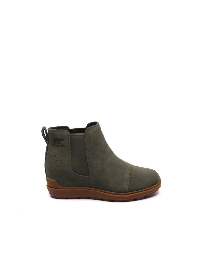 SOREL Women's Evie Ii Chelsea Boot In Stone Green/gum 2