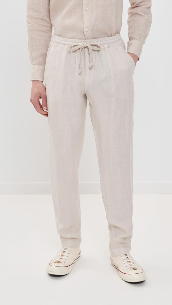 Fedeli Bonifacio Drawstring Linen Pants