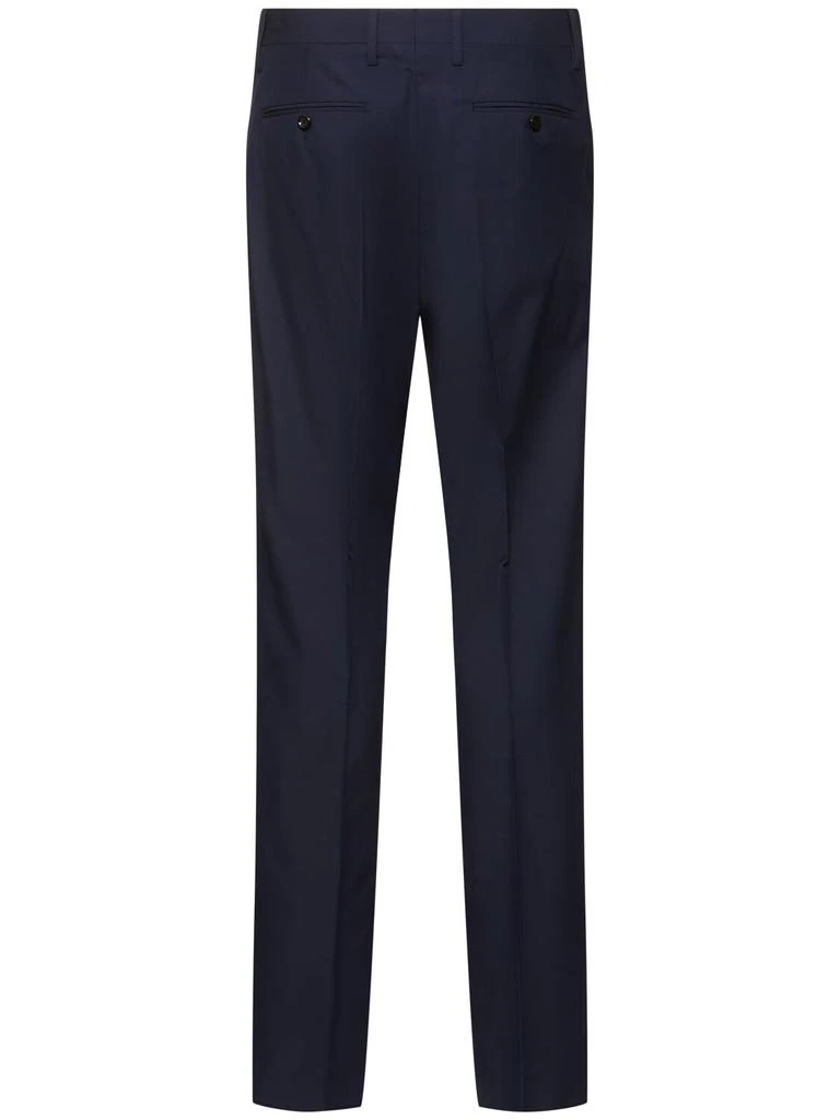 LARDINI Wool & Cotton Pleated Pants 3