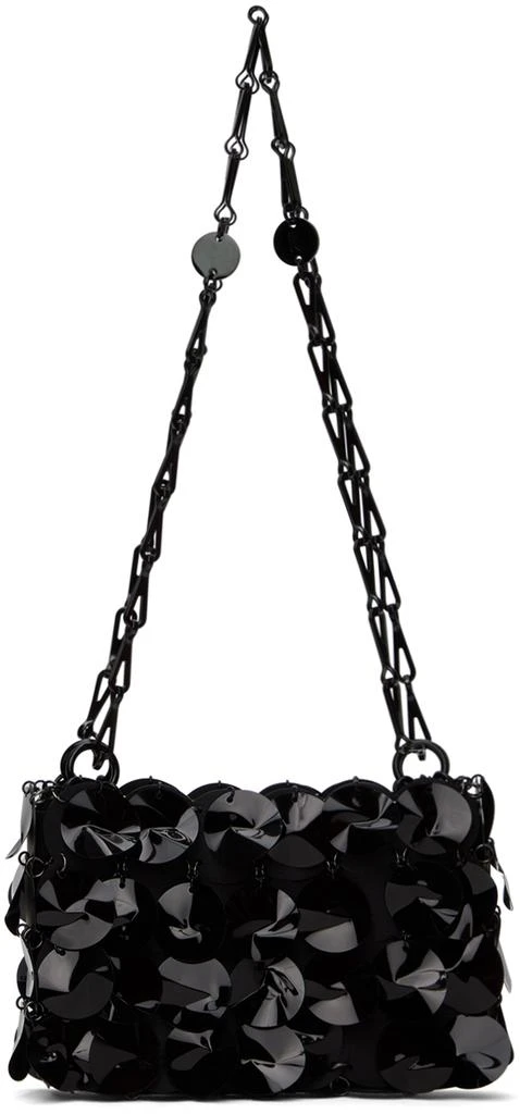 Rabanne Black Sequin Paillette Shoulder Bag 1