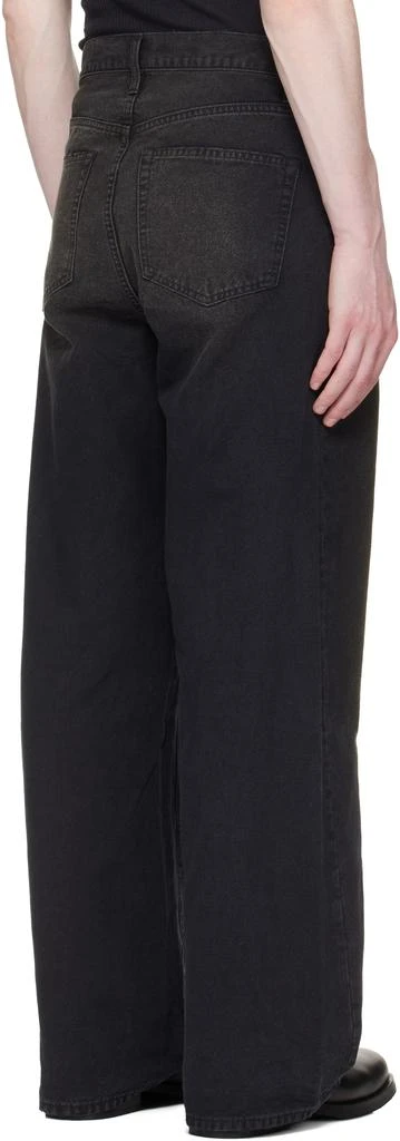 stein Black Sulfur Dyed Oxford Vintage Wide Trousers 3
