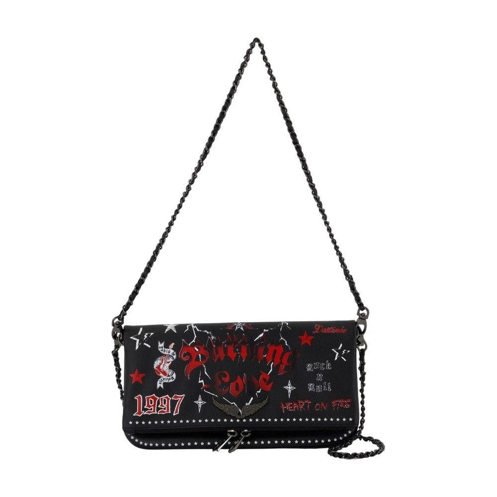 ZADIG 
VOLTAIRE Rock Wallet On Chain - Leather - Black