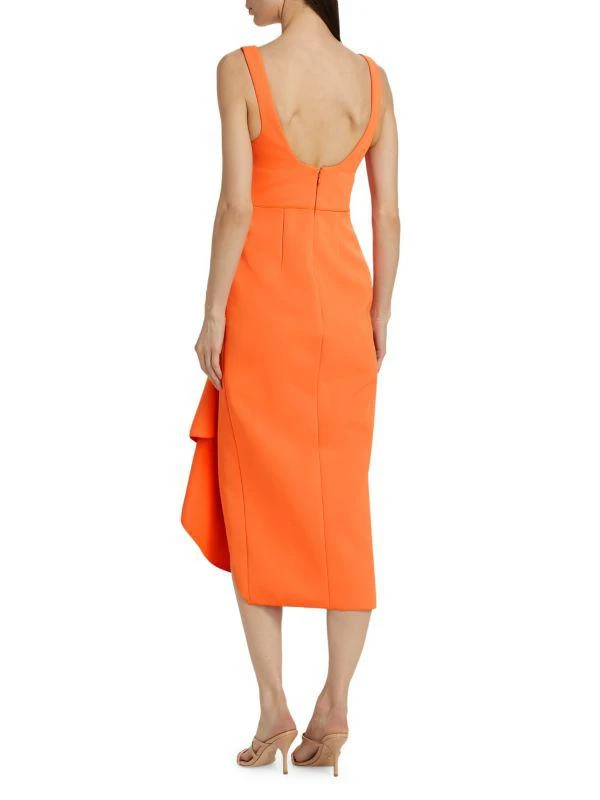 Acler Gowrie Draped Midi-Dress 2