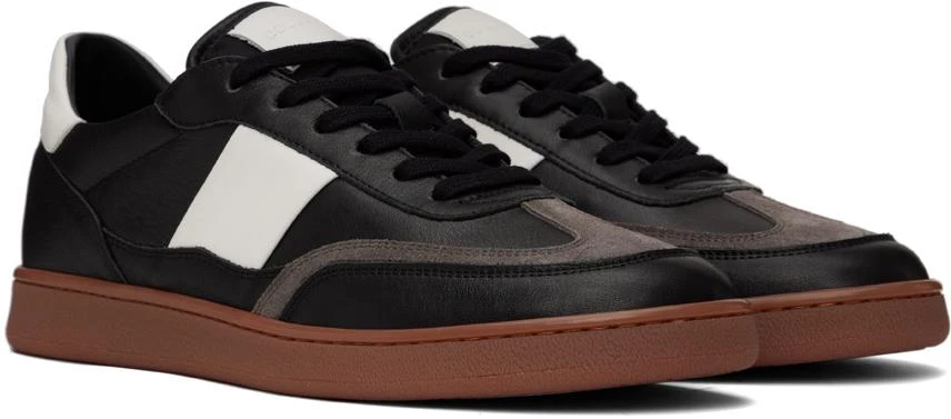COLLEGIUM Black & White Pillar Court II Sneakers 4