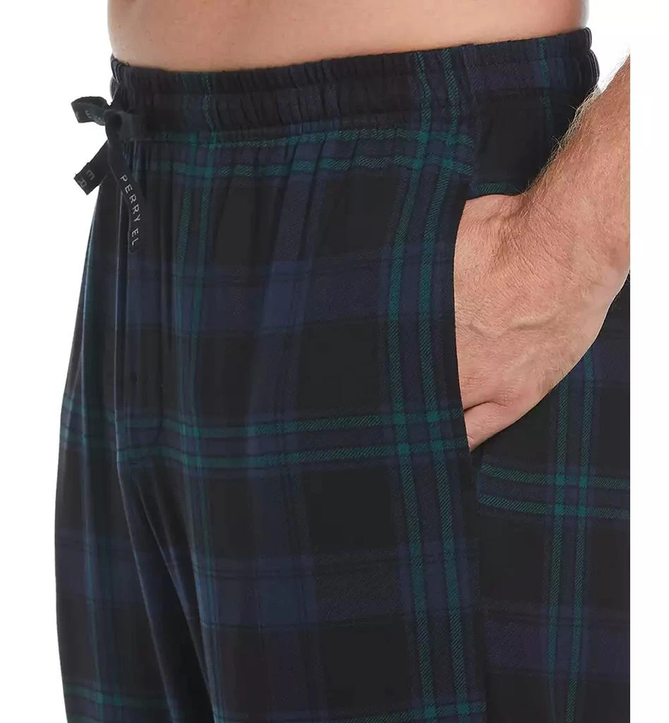 Perry Ellis Men's Deluxe Touch Knit Plaid Pajama Pant 5