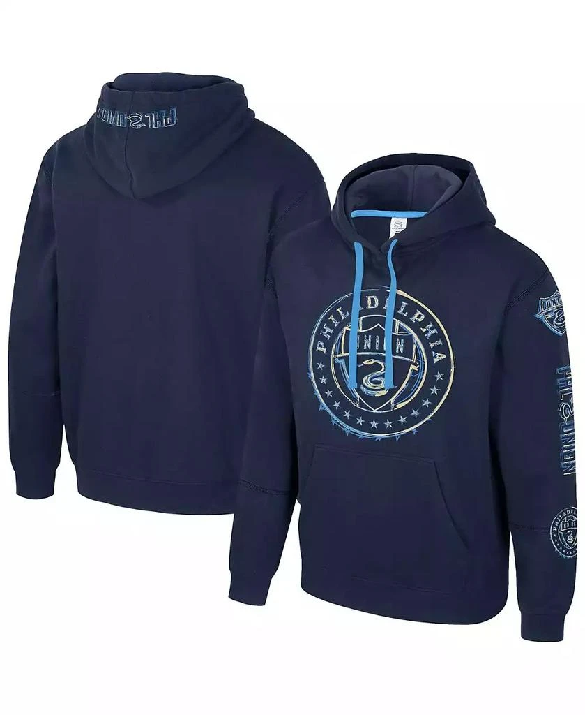 Stadium Essentials Men's Navy Philadelphia Union Elementized Pullover Hoodie 1
