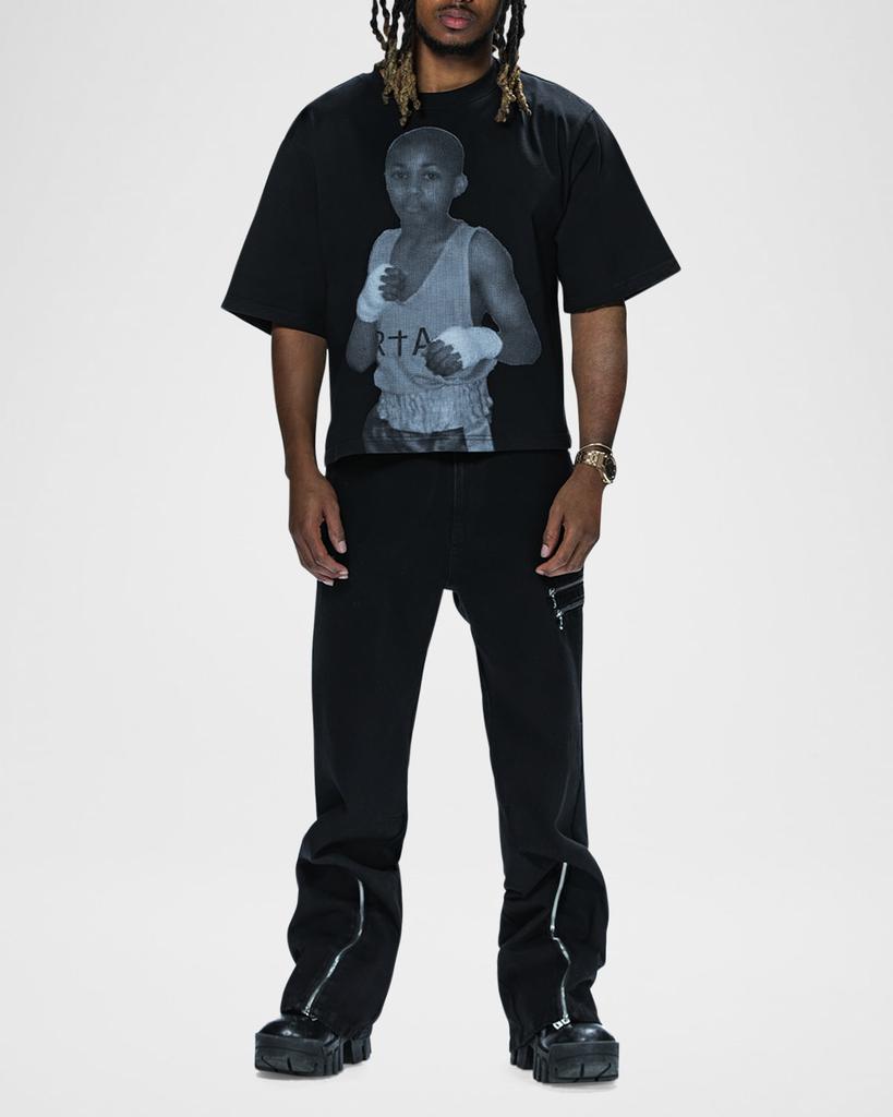 RTA x DDG Men's Austin Portrait-Print T-Shirt