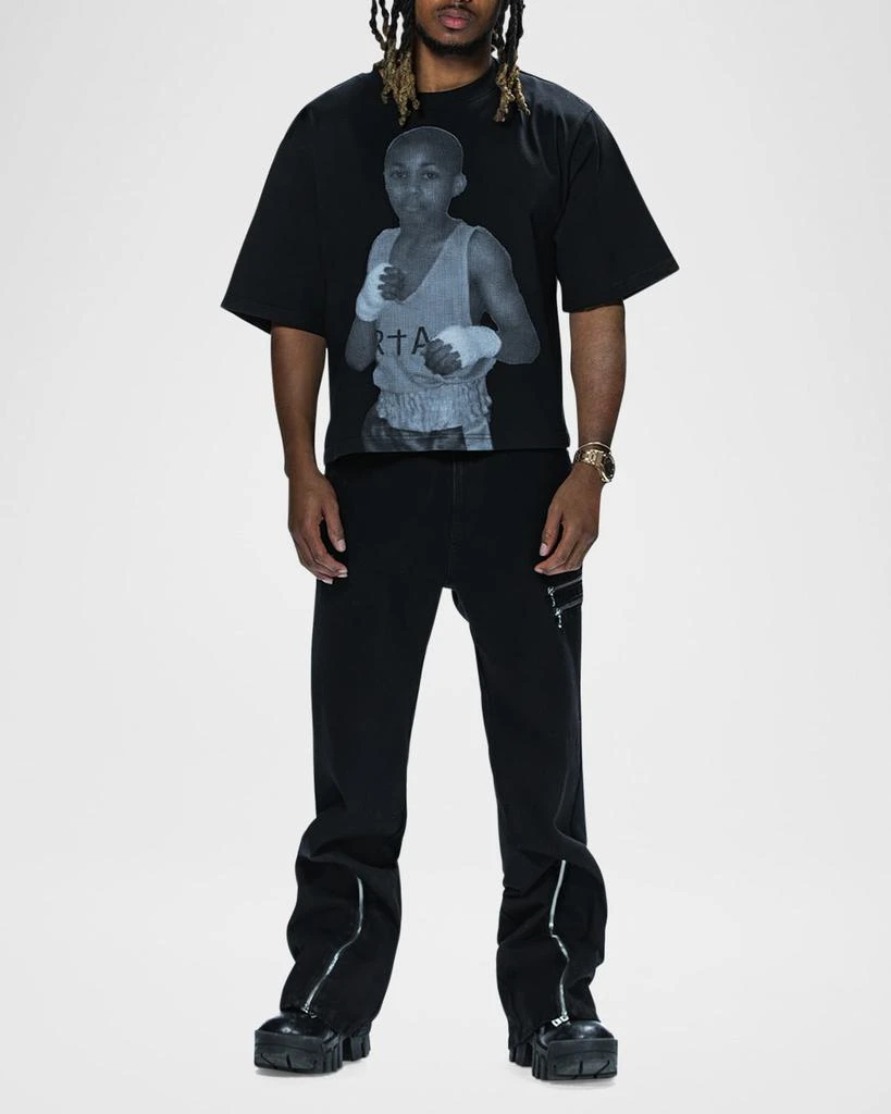 RTA x DDG Men's Austin Portrait-Print T-Shirt 2