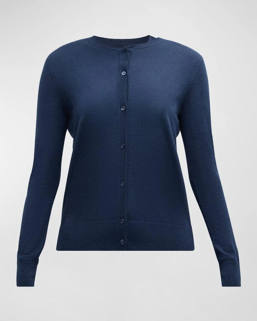 Neiman Marcus Cashmere Crewneck Cardigan 1