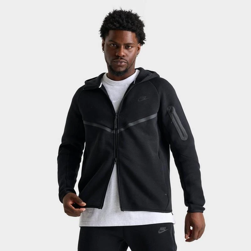 Shop Men's Nike Tech Fleece Windrunner Full-Zip Hoodie on Sale at
