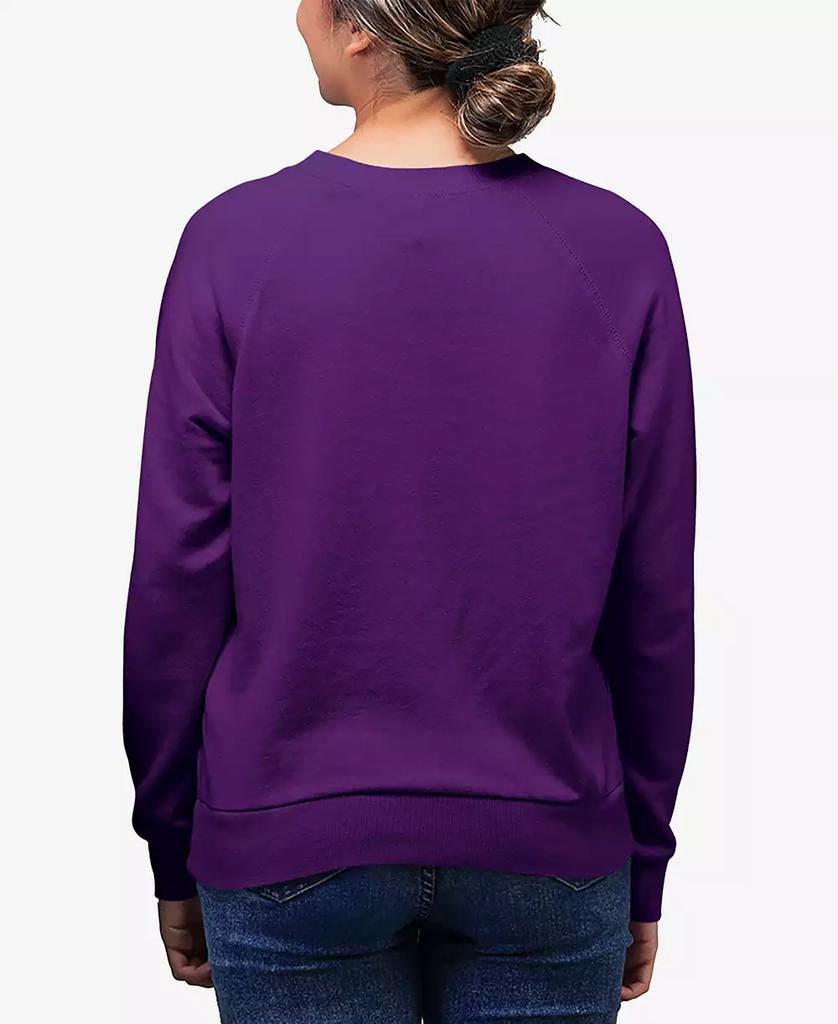 売れ筋商品|||エルエーポップアート カットソー トップス レディース Women's Soccer Mom Word Art Crewneck Sweatshirt Purple LA Pop Art Women's Soccer Mom Word Art Crewneck Sweatshirt