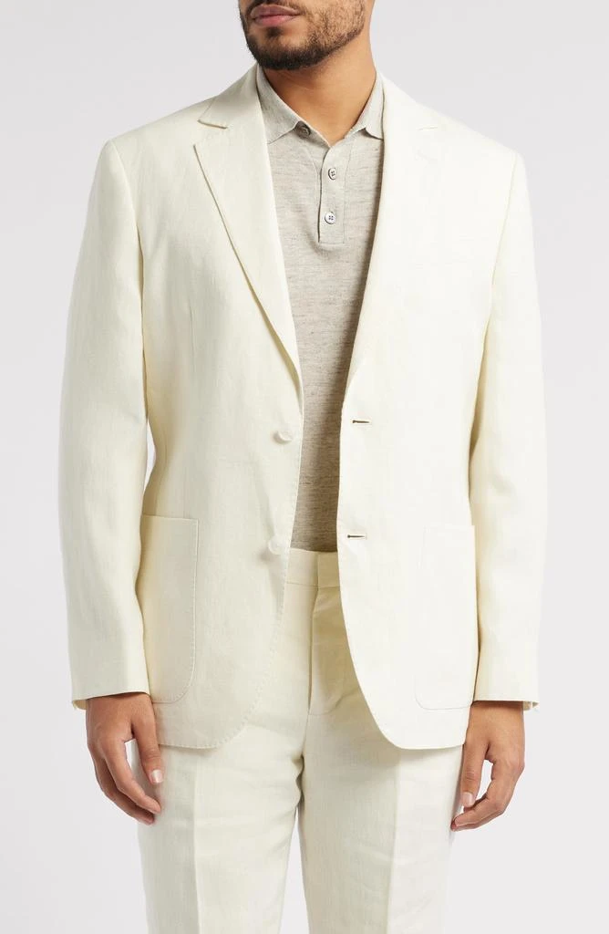 Nordstrom Henrik Trim Fit Solid Italian Linen Suit Separate Jacket