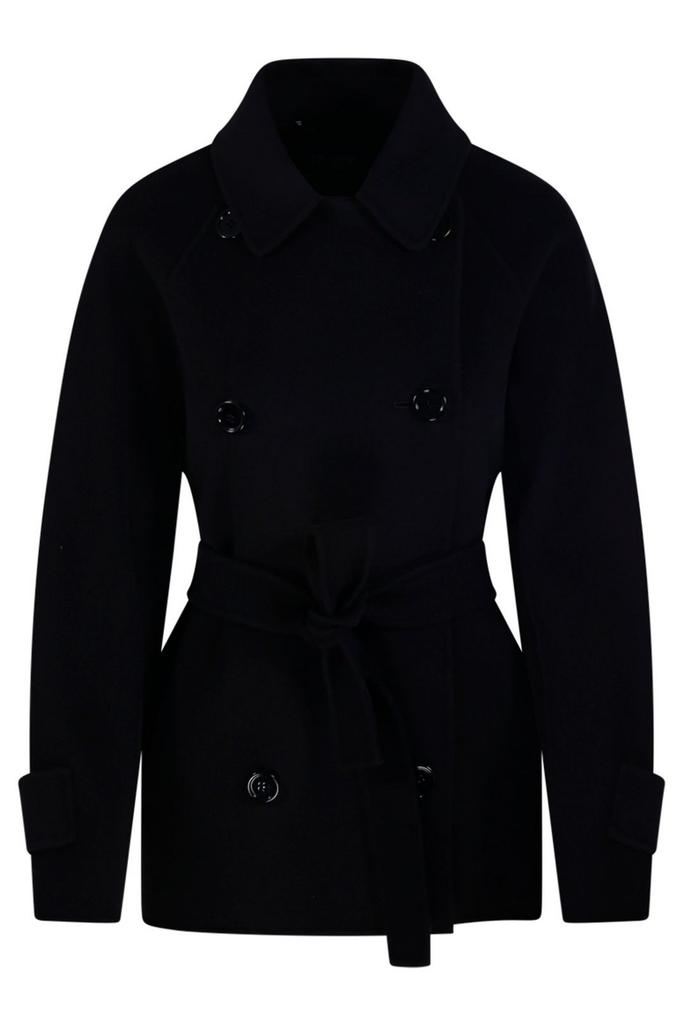 【送料&関税込】Max Mara V-neck Long-sleeved Coat Max Mara Sportmax V-Neck Long-Sleeved Coat - Jackets - Save