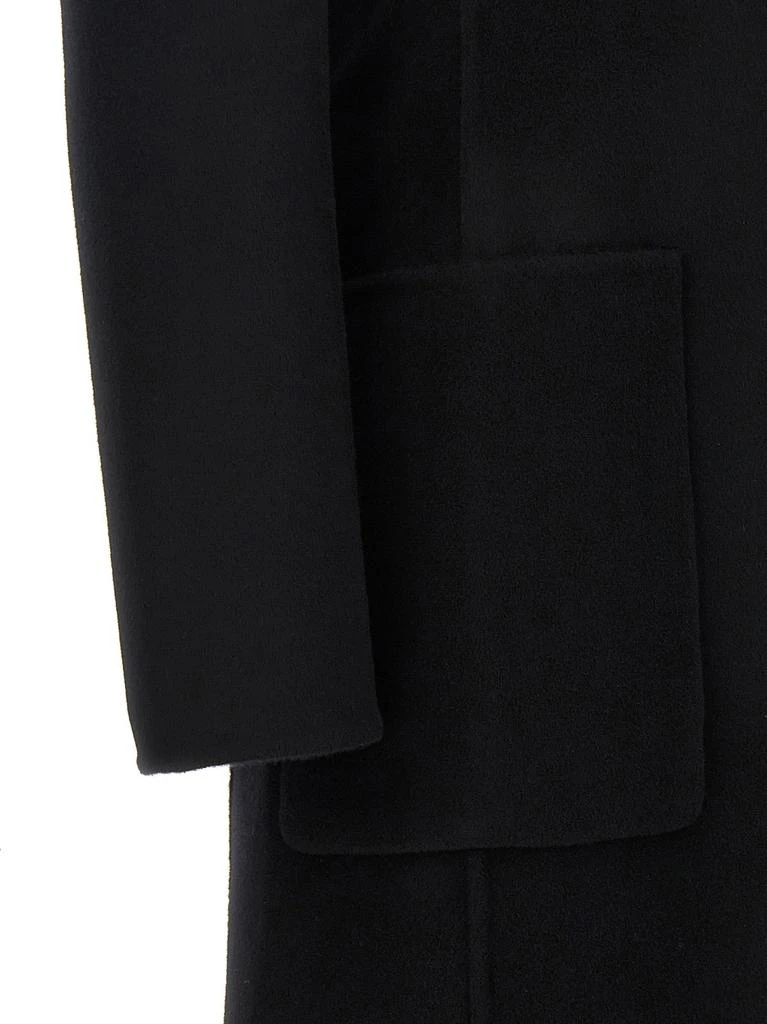 Tory Burch Tory Burch Single-Breasted Mid-Length Coat 4