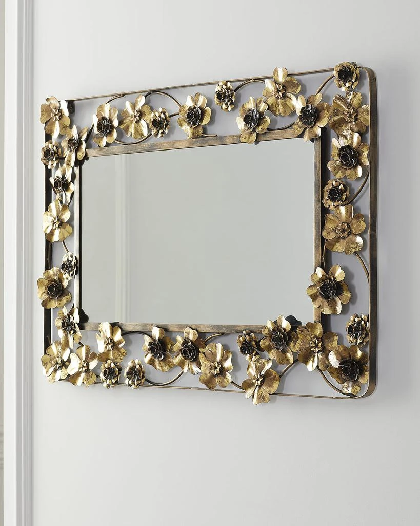 Jamie Young Rectangle Floral Mirror 3