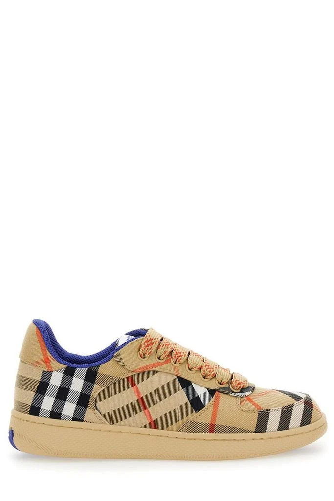 Burberry Burberry Terrace Checked Lace-Up Sneakers 1