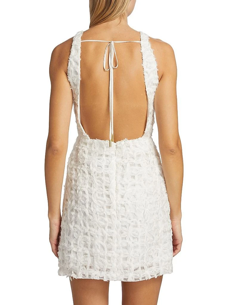 Quintette Textured Minidress  On Sale Now with Up to 63% Off | Discover  Exclusive Deals & Savings at BeyondStyle  Authentic Aje  open-back|women's|a-line|Women's|solid|dresses|women's apparel|mini-length|sleeveless|crewneck|contemporary  with Limited ...