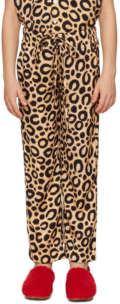 Endless Joy Kids Beige Leopard Lounge Pants