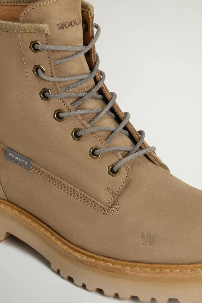 Woolrich Main Combat Boots in Suede - Men - Black 5