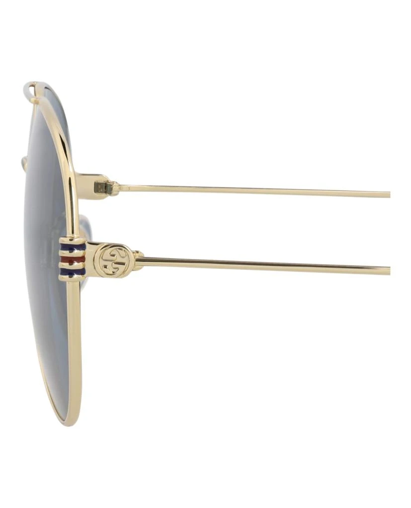 Gucci Aviator-Frame Metal Sunglasses 4