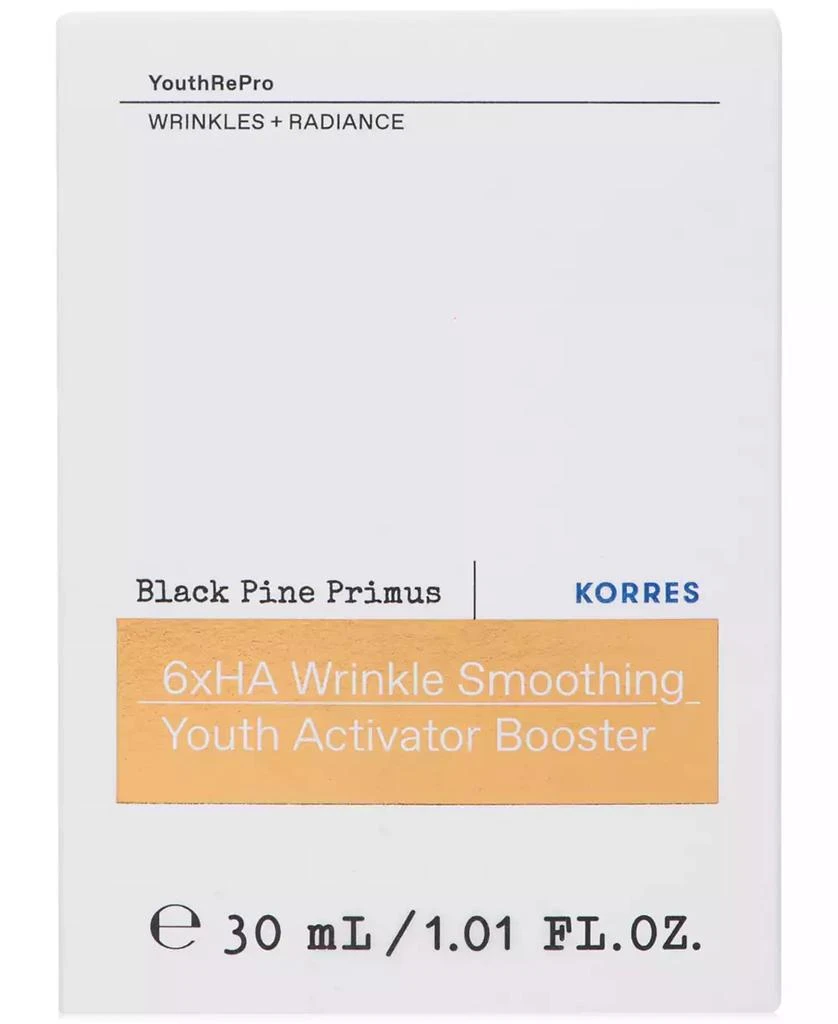 KORRES Black Pine Primus 6xHA Wrinkle Smoothing Booster Serum, 30 ml 2